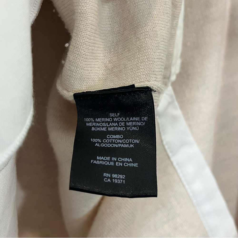 Tibi Wool Layered Look Twofer Sweater - Picture 9 of 11